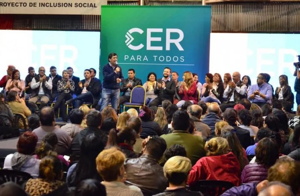 Los candidatos a concejales de Cer fueron presentados por Martínez. (Data Chaco).
