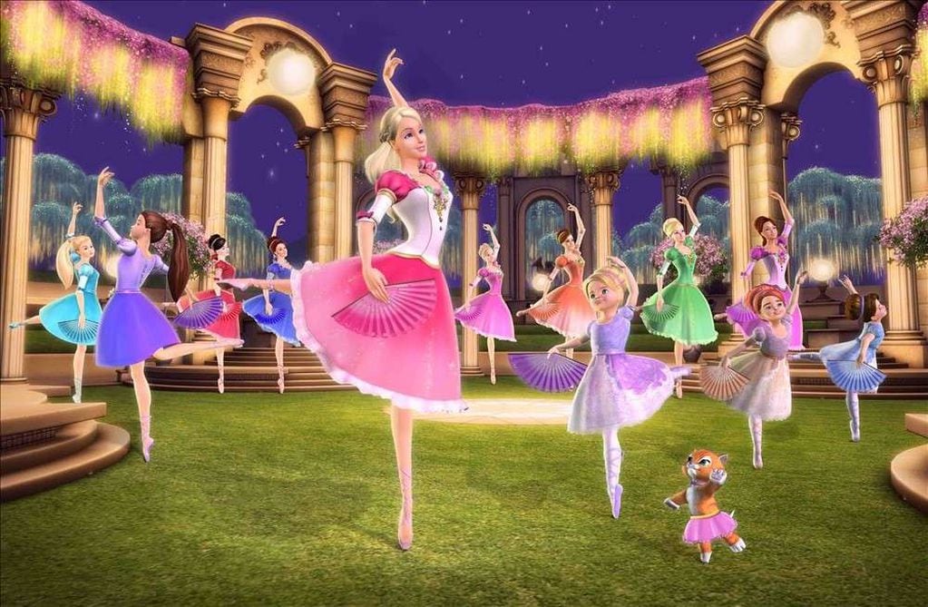 Barbie y las 12 princesas bailarinas.