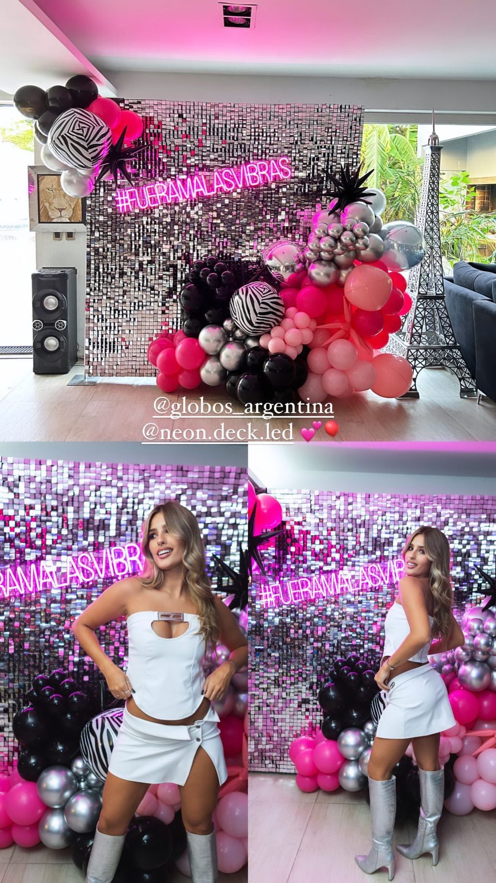 Julieta Poggio mostró su lujosa mansión al ser sorprendida por su familia con una increíble fiesta / Foto: Instagram