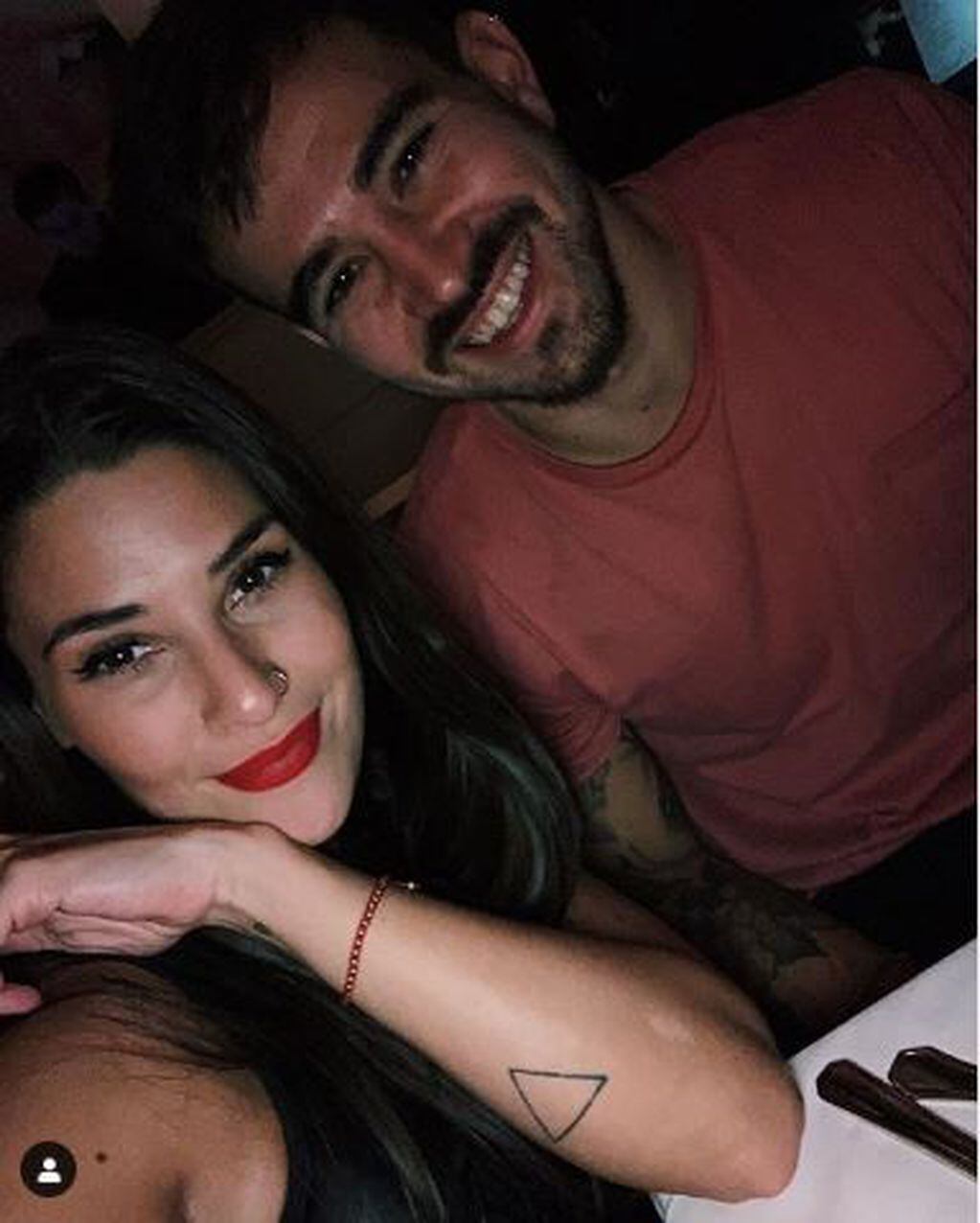 Ivana Nadal junto a Hernán Rey (Instagram/ ivinadal)