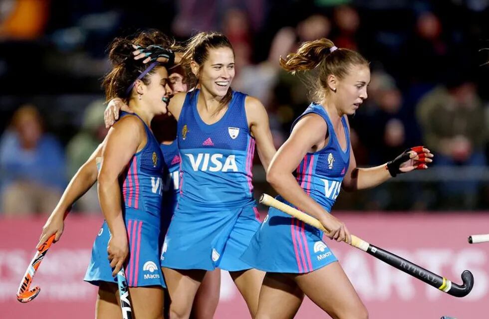 DYN25, JOHANNESBURGO, 16/07/2017, EL SELECCIONADO MAYOR DE HOCKEY SOBRE CÉSPED FEMENINO DE ARGENTINA (LAS LEONAS) VENCIO AL DE INDIA POR 3 A 0, EN LA 5° FECHA DE LA SEMIFINAL DE LA LIGA MUNDIAL QUE SE DISPUTA EN JOHANNESBURGO\r\nFOTO:DYN/VILLAR PRESS. Johannesburgo sudafrica  campeonato torneo liga mundial de hockey hockey sobre cesped femenino partido seleccion argentina las leonas india