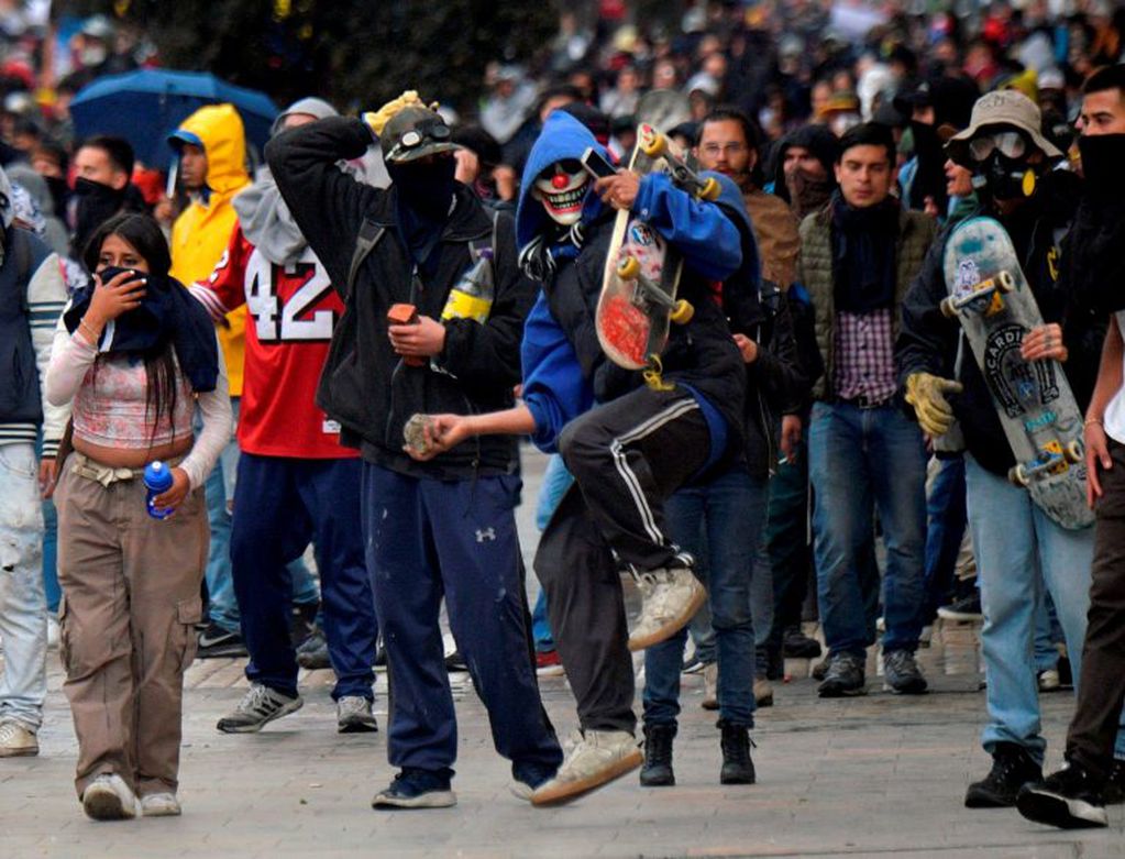 Manifestaciones en Colombia (Foto: Raul ARBOLEDA/AFP)