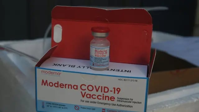 Llegaron vacunas Moderna a Mendoza.