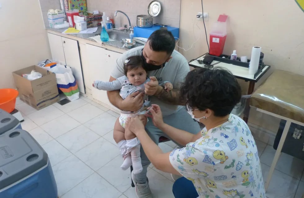 Los pequeños recibieron la vacuna antigripal.