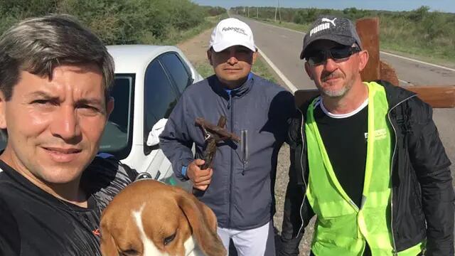 Un salteño hizo la procesión del Milagro en diciembre a pie