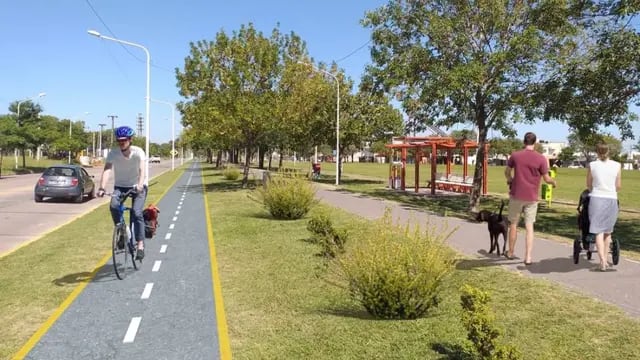 Así quedará la nueva ciclovía en Estanislao del Campo
