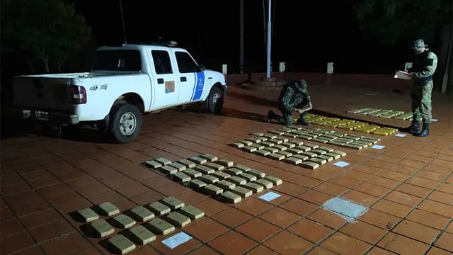 Prefectura Naval Argentina secuestró marihuana en Eldorado