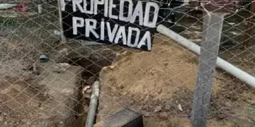 Denuncian usurpación en una plazoleta de Corrientes