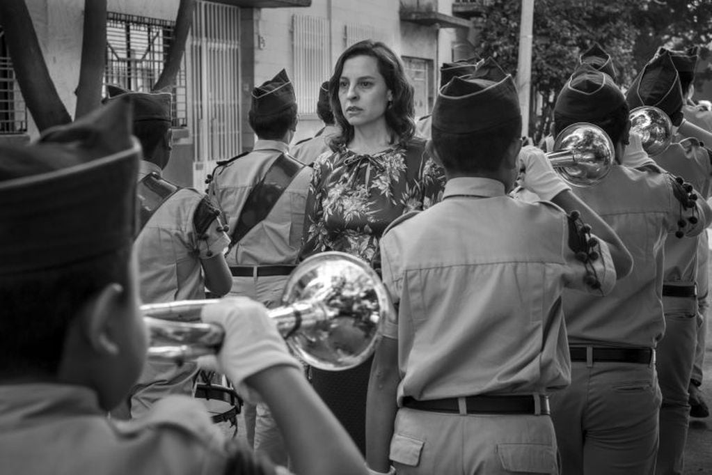 Marina de Tavira en una escena de "Roma", de Alfonso Cuaron. Crédito: Carlos Somonte/Netflix via AP.