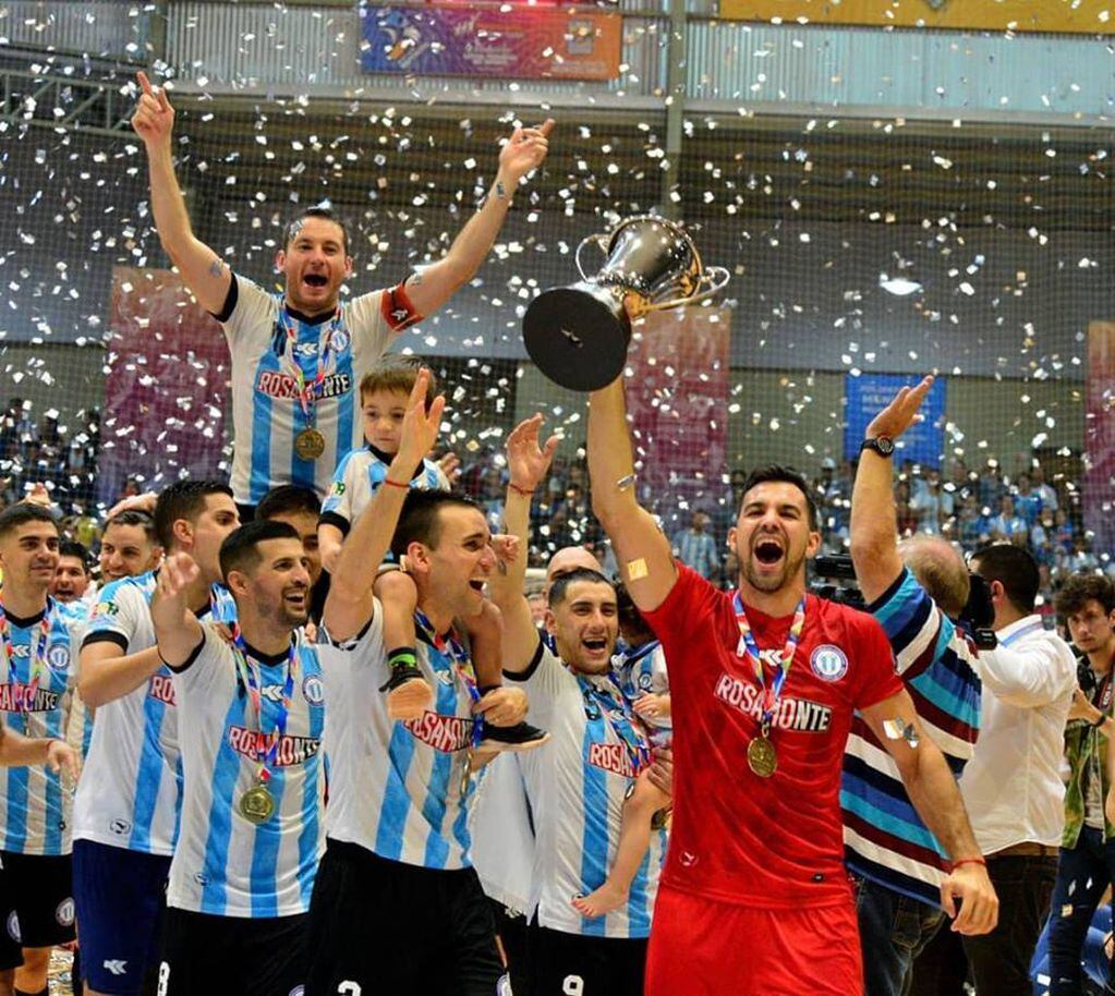 Mescolatti, el Gran Capitán del seleccionado argentino campeón Mundial de futsal 2019.