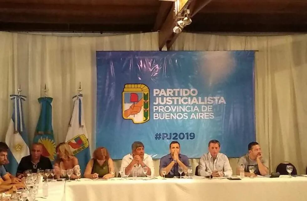 El encuentro del Consejo del Partido Justicialista en Santa Teresita donde Cristina Kirchner compartió el video (Twitter)