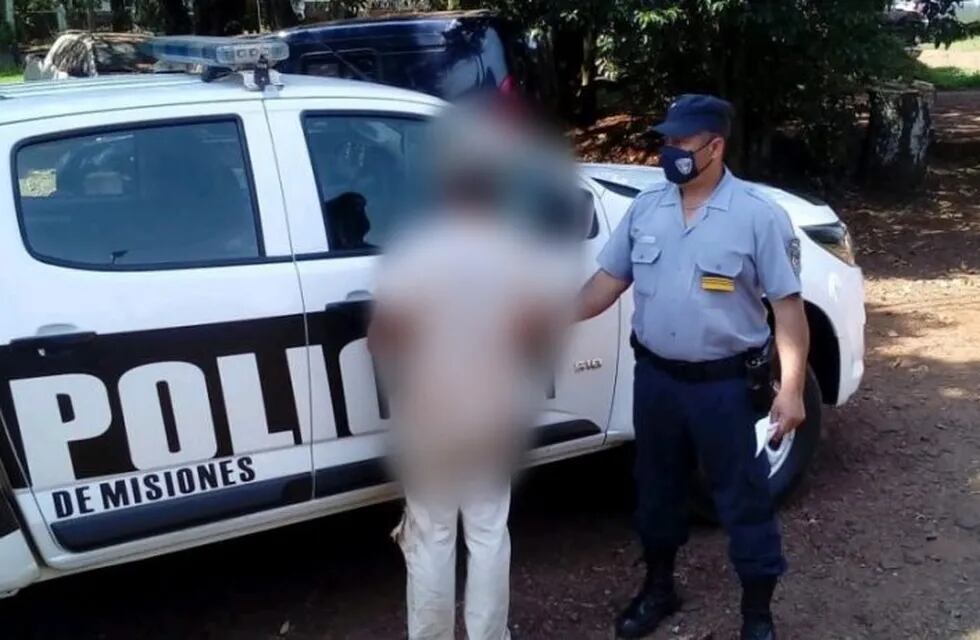 El detenido fue alojado en la comisaría de Campo Viera.