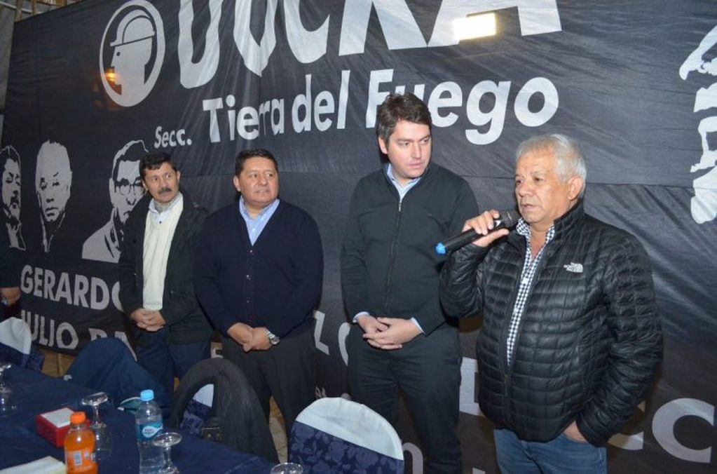 Julio Ramírez titular UOCRA Tierra del Fuego.