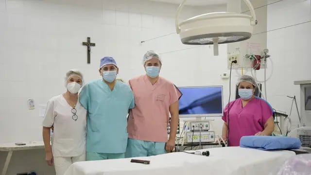 Operacion Videolaparoscopia en el Hospital de Arroyito