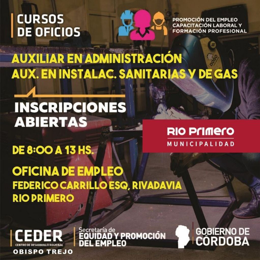 Cursos de Oficios Río Primero
