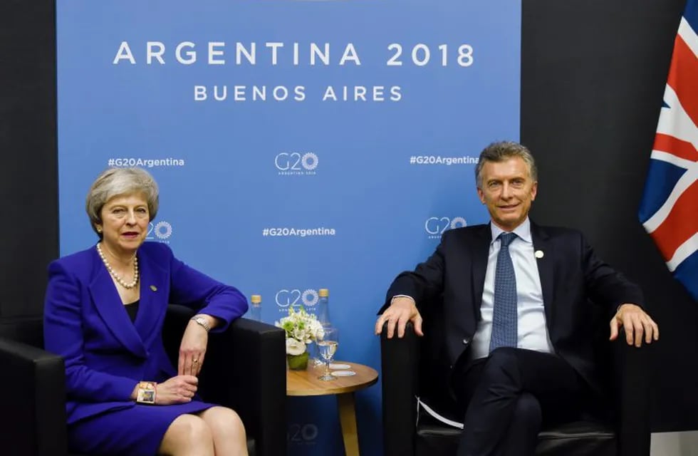 Mauricio Macri y Theresa May (REUTERS)