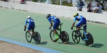 Ciclismo de pista. Juveniles de San Luis