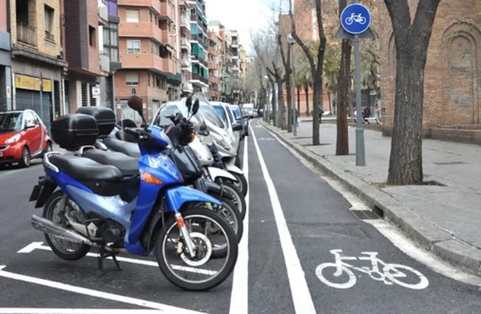 Ciclovías en Barcelona, España (Foto: Prensa CABA)