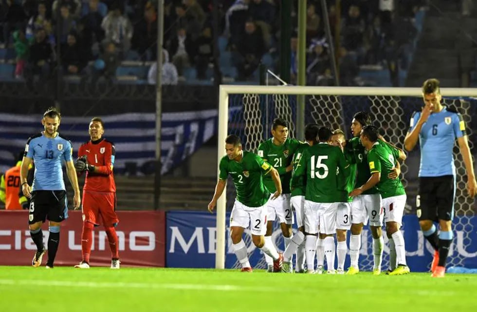 Uruguay ganó pero se hizo dos goles en contra. Foto: AFP.