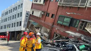 Terremoto en Taiwán. Destrucción y muerte. (AP)