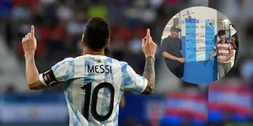 Fiebre mundialista: el insólito pedido de estudiantes neuquinos a Messi para no llevarse materias.