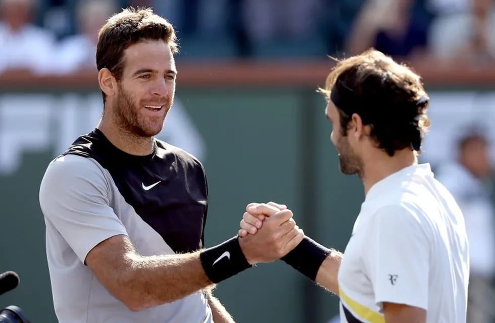 Juan Martín del Potro y Roger Federer jugarán un amistoso el 20 de noviembre en Argentina. (AFP)