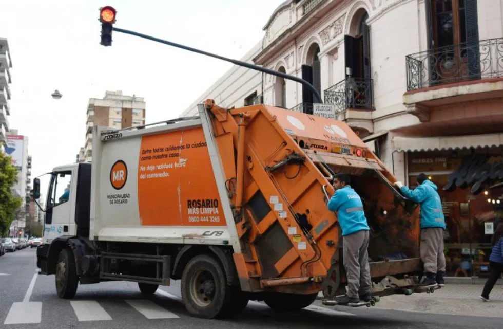 Camión recolector de residuos de Rosario