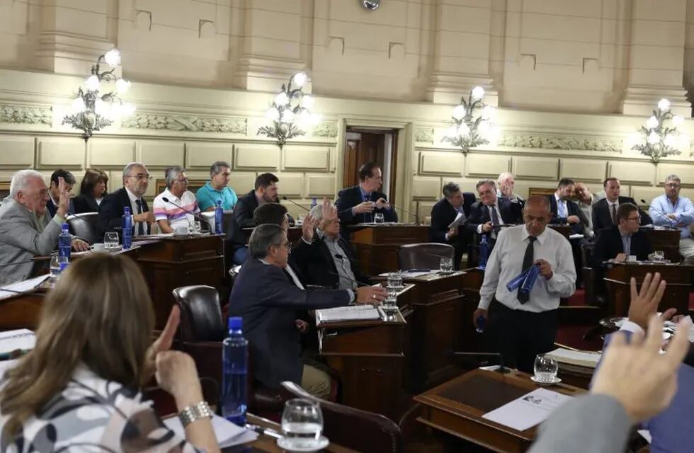 El proyecto de Necesidad Pública consiguió luz verde en el Senado donde Perotti tiene mayoría. (Prensa Senado de Santa Fe)