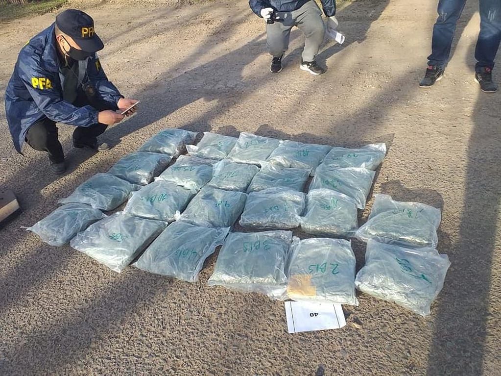 El secuestro de droga se realizó en la provincia de Formosa.