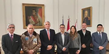 Visita a el embajador de la República del Perú en Argentina, John Peter Camino Cannock