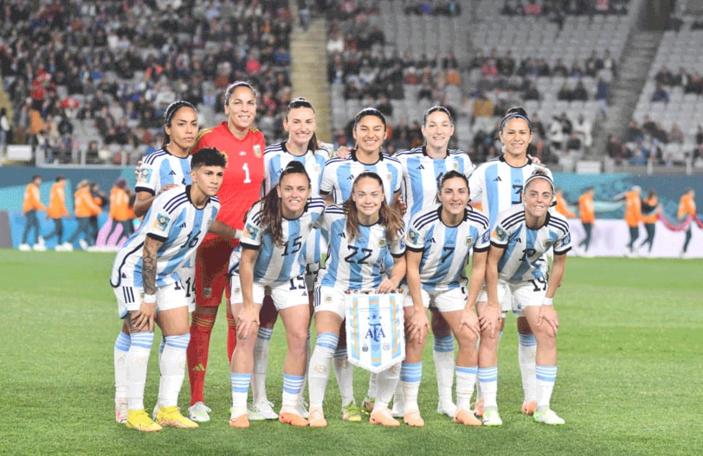 Argentina tuvo su debut en el Mundial femenino de fútbol de Australia y Nueva Zelanda. (@Argentina)