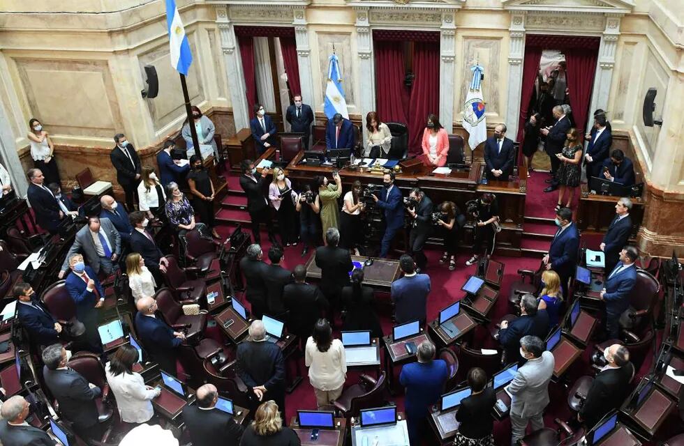 La Cámara alta sesionó después de la jura de los senadores (Foto: Comunicación Senado)