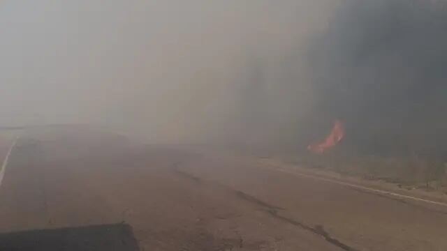 Incendios forestales en el Departamento Santa Rosa.