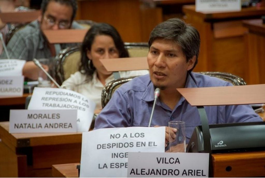 El diputado Alejandro Vilca (PTS-FIT) busca llegar al Congreso de la Nación.