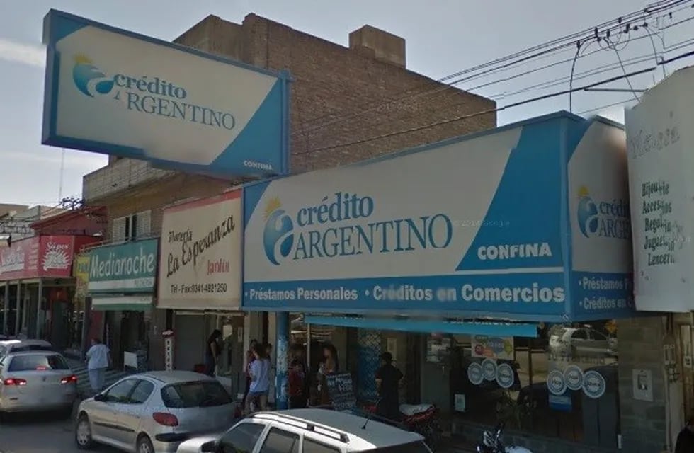 El asalto ocurrió en la financiera Cru00e9dito Argentino de Villa Gobernador Gu00e1lvez.