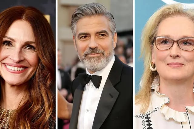 Julia Roberts, George Clooney y Meryl Streep