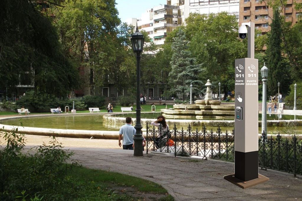 Propuesta de puntos seguros en espacios verdes en Córdoba. (La Voz)