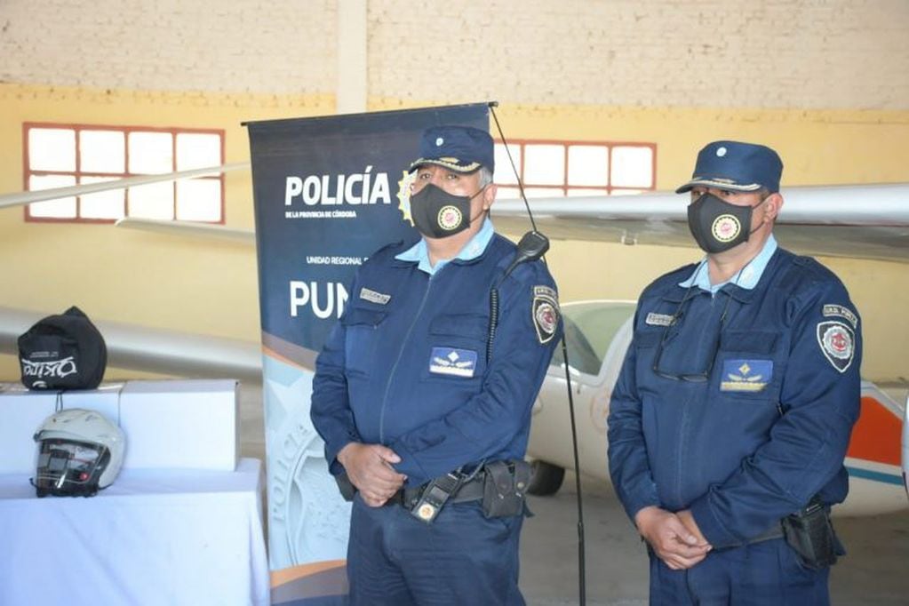 La Cumbre: se entregaron nuevos equipamientos para el Escuadrón Motorizado Enduro