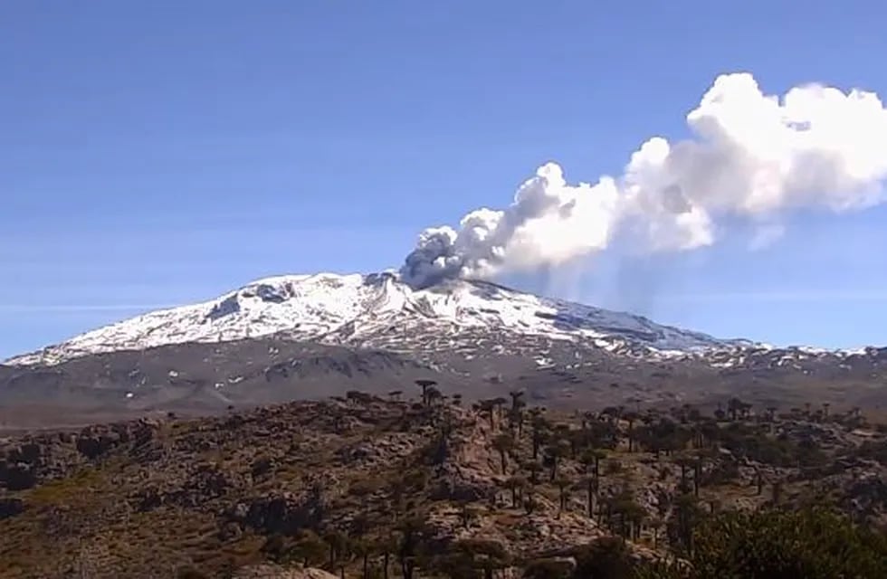 El pulso eruptivo del volcán Copahue.