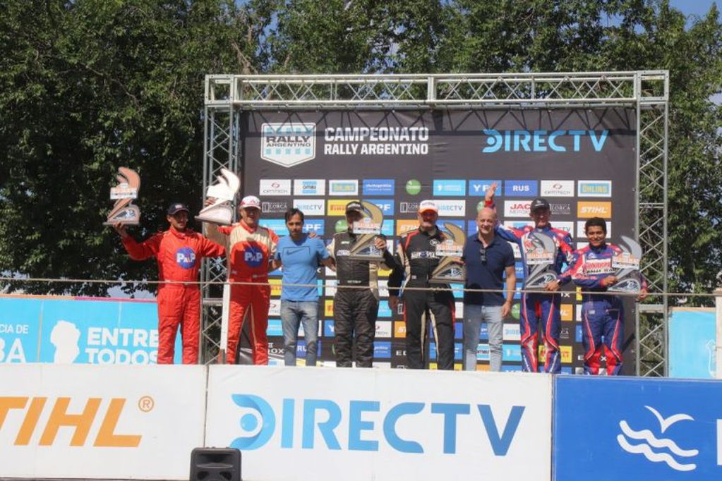 Campeones de cada categoría de la última fecha del Rally Argentino 2019