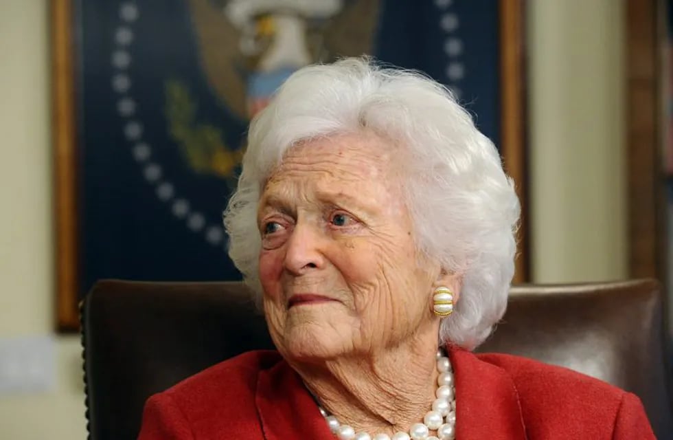 Murió Barbara Bush, ex primera dama de EE.UU. (Foto: EFE/LARRY W. SMITH)
