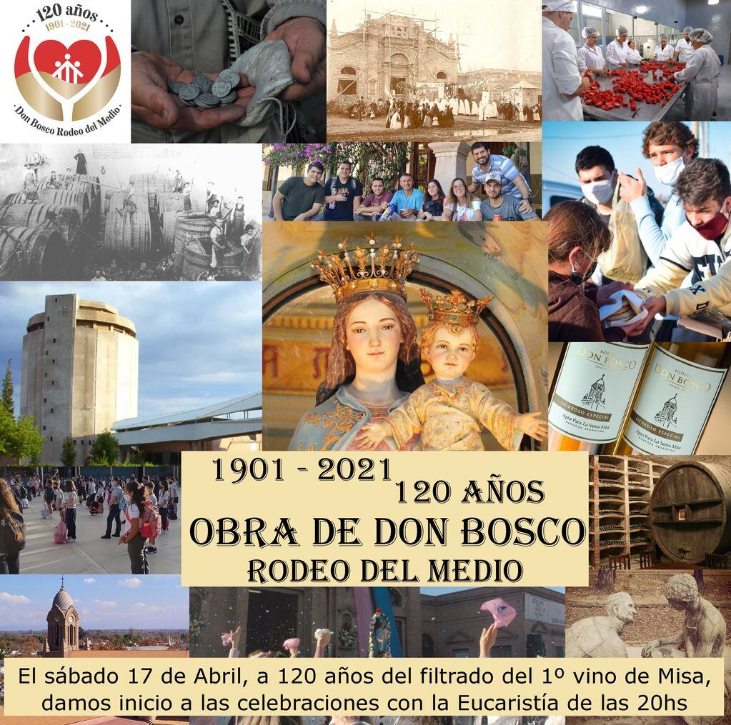 Se hará una misa especial que abrirá el año de celebraciones por el aniversario. Gentileza Obra de Don Bosco en Rodeo del Medio.