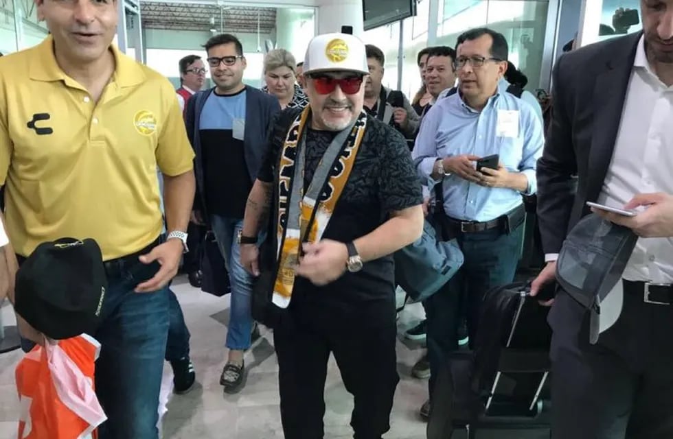 Maradona llegó a Sinaloa
