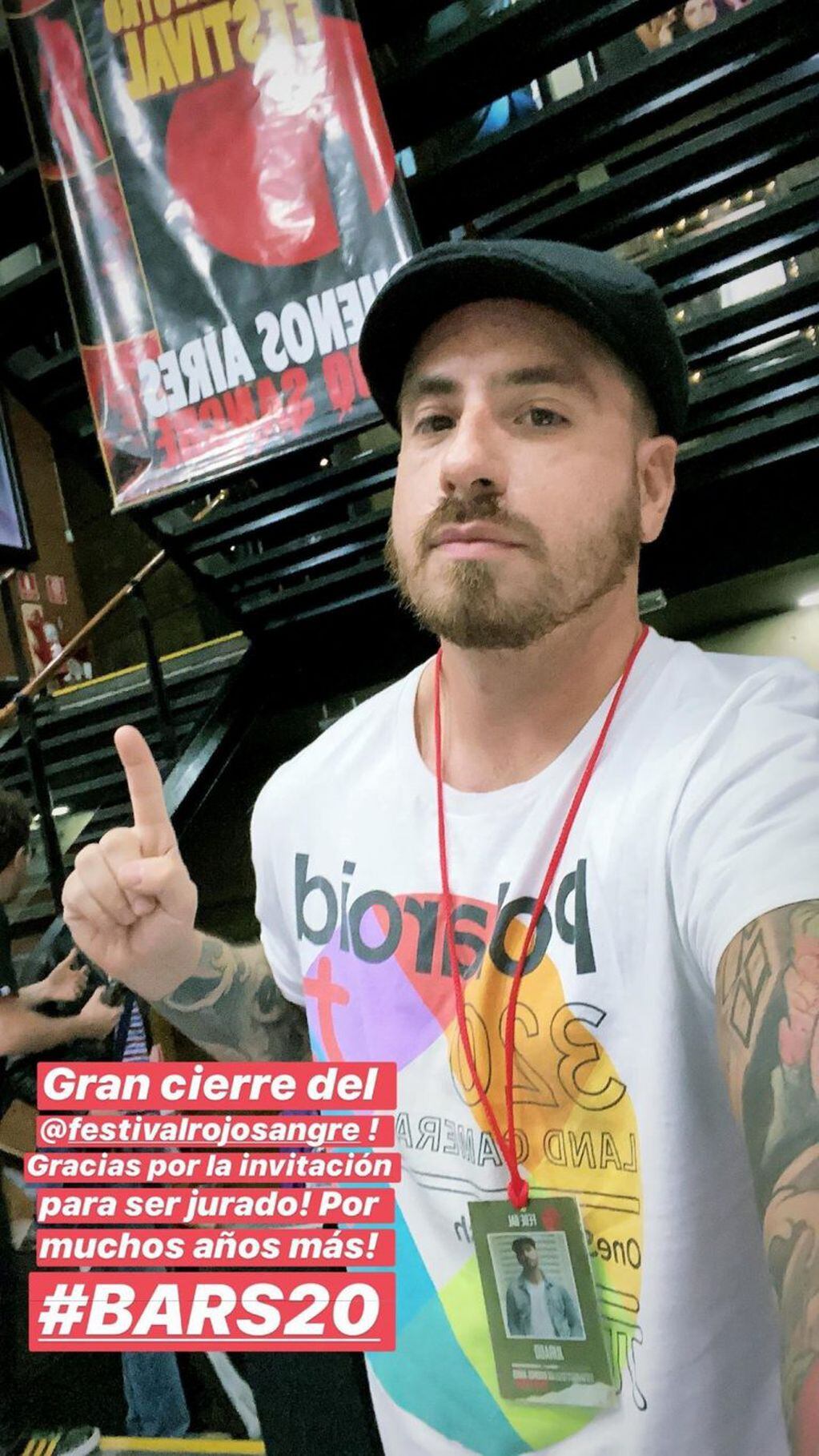 Fede Bal participó como jurado de un festival cortos del género terror y pidió que se repita (Foto: Instagram/ @balfederico)