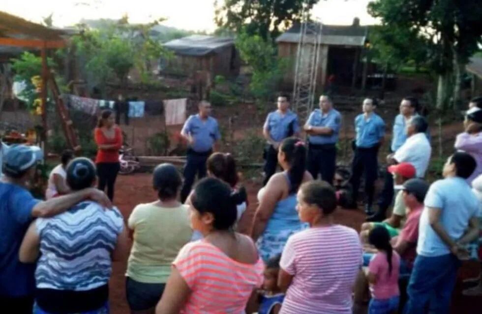 Vecinos de Montecarlo reclamaron mayor presencia policial. (Foto: El Territorio)