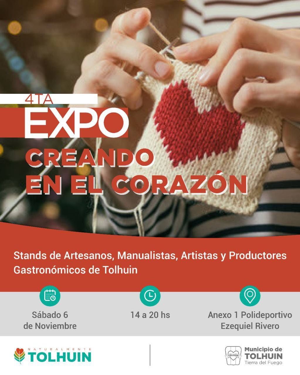 Se llevará a delante la 4° edición de la Expo Creando en el Corazón en Tolhuin