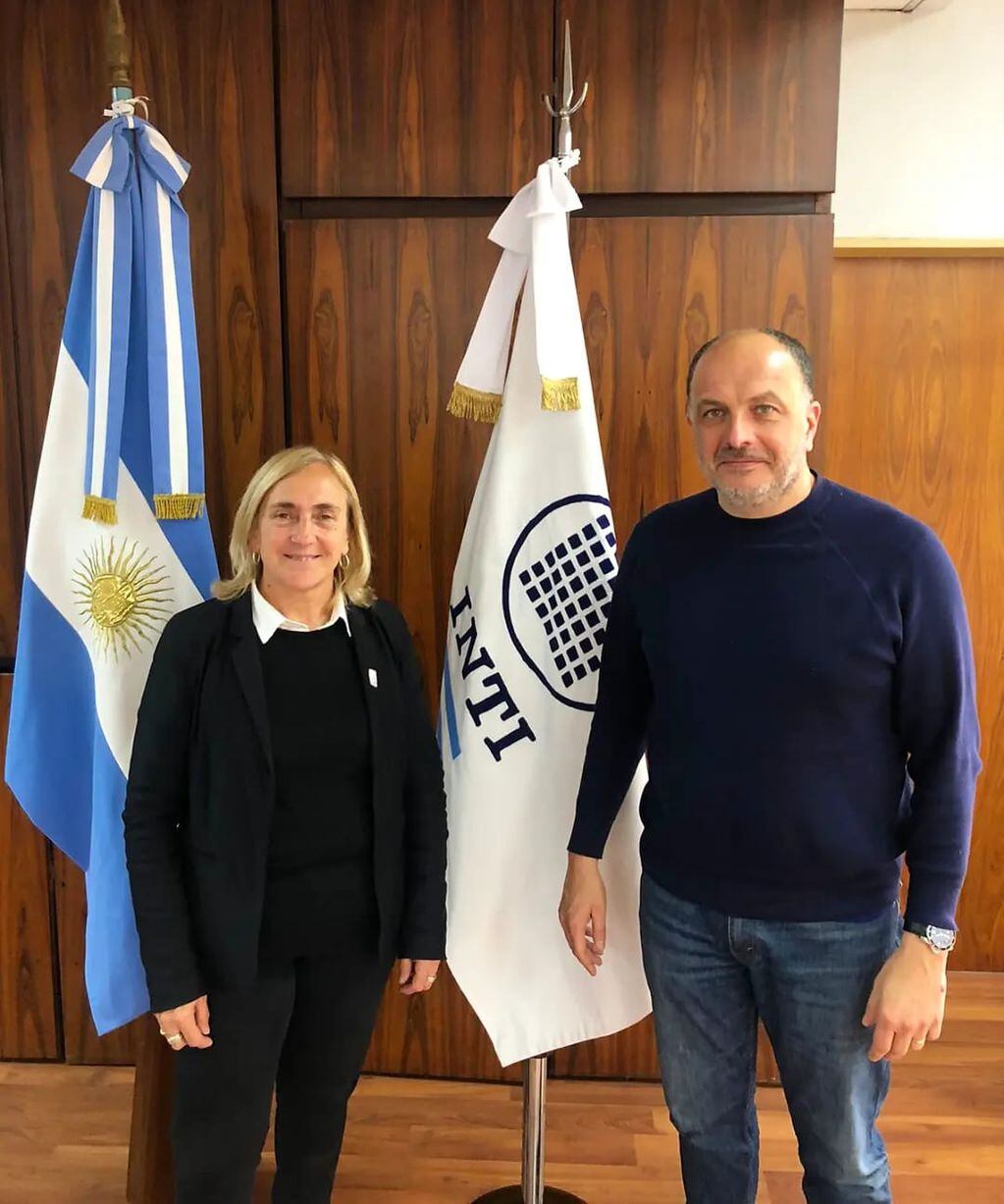 Pablo Garate se reunió con Sandra Mayol, presidente del INTI