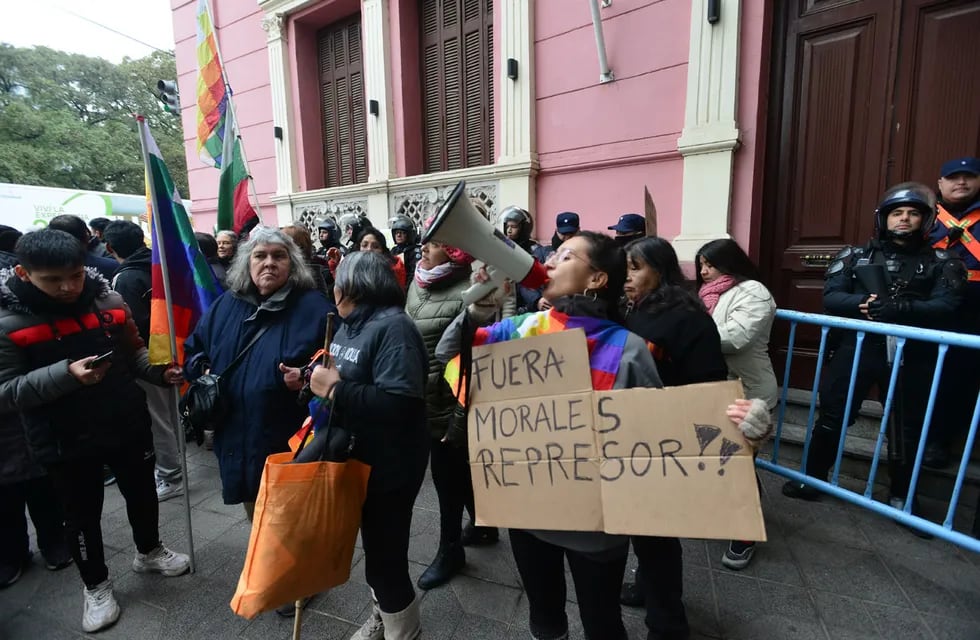 Protestas en la ciudad de Córdoba en repudio a la represión en Jujuy.  (Nicolás Bravo / La Voz)