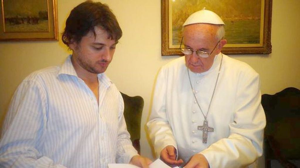 Grabois y el Papa Francisco (Web)