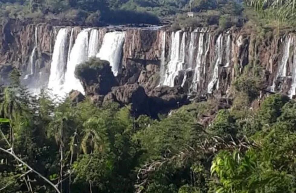 Hubo un leve incremento en el caudal de las Cataratas del Iguazú